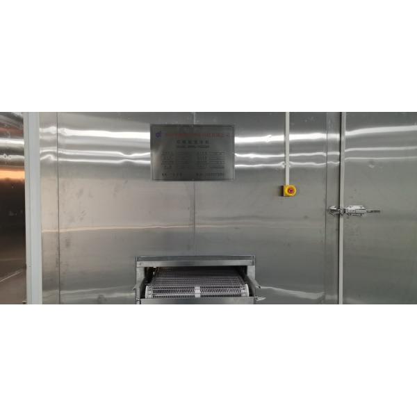Quality 15kw Blast Impingement Tunnel Freezer 20C/Min For Fish Food wholesale