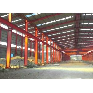 Q355 Welded H Section Steel Structure Workshop With UPVC Downpipe