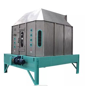 SS Steel 20t/H 8m3 Counterflow Pellet Mill Cooler For Feed Pellet Line