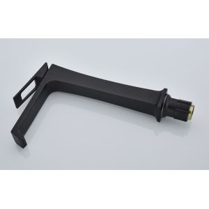 Matte Black Waterfall Bathroom Sink Faucet 0.05-1.6Mpa Water pressure