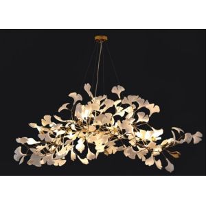China Project Chandelier Living Room Dining Room Lamp Light Luxury Leaf Villa Chandelier on sale