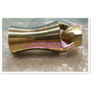Brass Material Ice Tower Water Fountain Nozzles Directional Tower Cedar Foam