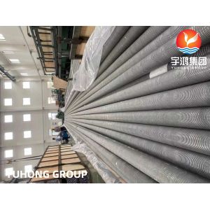 ASTM A249 TP304 Welded Wound L Embedded Fin Tube For Heat Exchangers