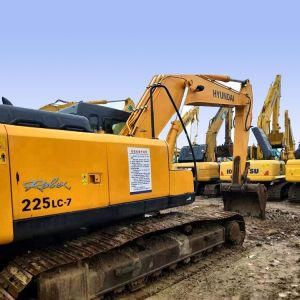 China Used Excavators Hyundai 225 Excavator Second Hand Hyundai Cheap Price Excavator on sale