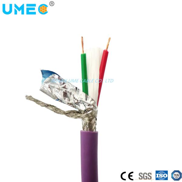 Quality Multiconductor Cable 2cx22AWG Solid Tc Insulated PE Violet 6xv18300eh10 for Industrial wholesale