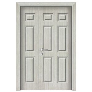 Cheap AB-GMP13 deeply carved PVC-MDF double-leaf door for sale