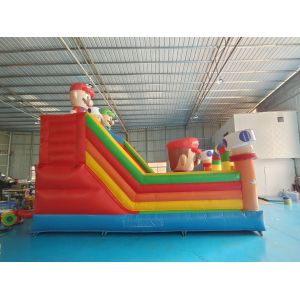 Customized Inflatable Slides Playground Super Mario Park Inflatable Bouncy House