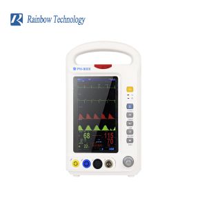 Data Storage Multi Parameter Patient Monitor with 7'' Color TFT LCD Internal