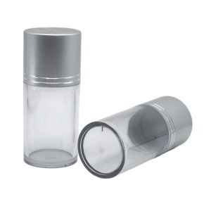 80mL PET Cylinder Shape Wide Mouth Plastic Transparent Bottle with Easy to