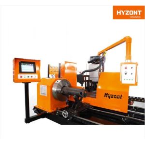 CNC Pipe Profile Plasma Cutting Machine 800mm Diameter For Shipbuilding and