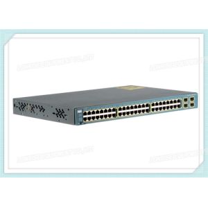 10 / 100 / 1000T Cisco Fiber Optic Switch 4 SFP Ports WS-C3560G-48TS-S