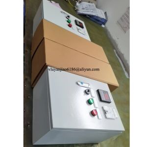 10 inches 220V 1P 3KW PFA Inline Chemical Heater With Temperature Control System