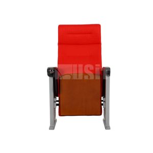 China Aluminum Alloy Base Legs Padded Church Chairs Ply Wood Outer Back Design on sale