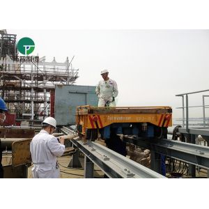 China Winch Pulling Material Transport Non Power Towed Transfer Trolley With Draw Bar on sale