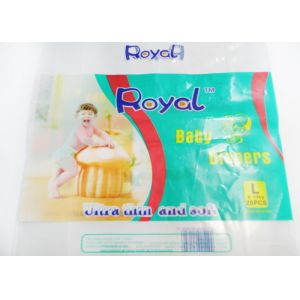 PE Flexible Plastic Packaging For Baby Diaper 13 Color Gravure Printing