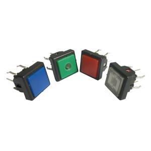Cheap Illumination Tactile Switch,Square Cover Silicone Cap Led Push Button Tact Switch ,Lamp Switch,Illumination Tact Switch for sale