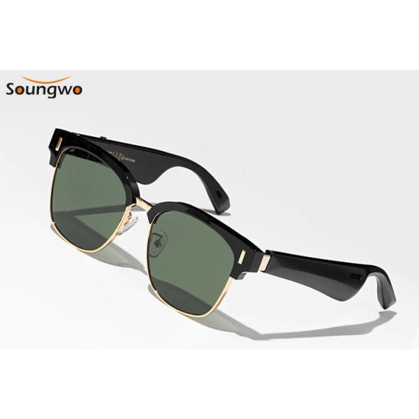 Bluetooth Eyeglasses Android Smart Glasses Sunglasses Lens Dual Stereo Speaker