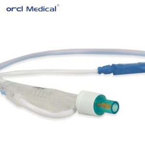 All Silicone Foley Catheter with Temperature Sensor Probe Round Tipped for
