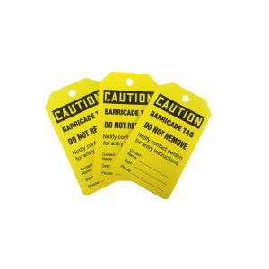 Industrial Plastic Safety Tag With Customization For Different Applications