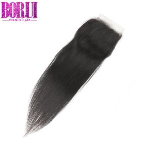 China Super Thin And Breathable 5x5 Lace Closure Straight Hair 100% HD Invisible Lace on sale