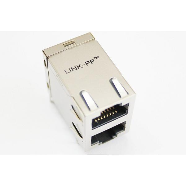 Quality ARJM21A1-811-NN-CW2 Stacked 2x1 RJ45 Connector Dual Ports With 5G Base - T wholesale