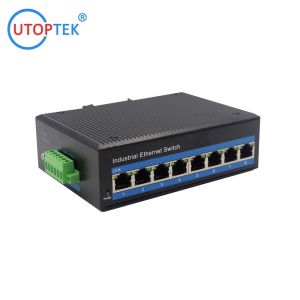 industrial gigabit switch 8port 10/100/1000M UTP ethernet network hub switch for