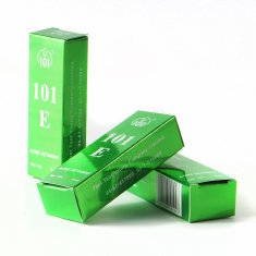 Beautiful Green Silver Art Paper Custom Box Printing Service for packing soap,