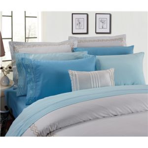 Chakras Energetic Sheet Set 6pcs Polyester Cotton Bedding Set with Embroidery