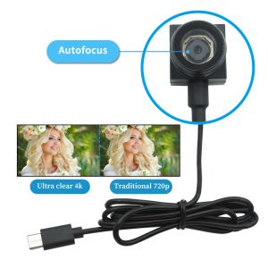 Ultra HD 4K UVC OTG AF Autofocus, 8MP 15FPS USB Camera UVC Plug And Play