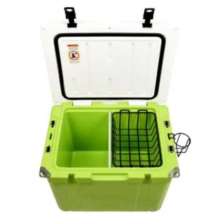 55 Quart Best Sell Ice Box 4 Wheel Premium Wheeled Cooler Foam Insulation