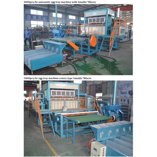 1500p/H 120kg/H Paper Egg Tray Making Machine