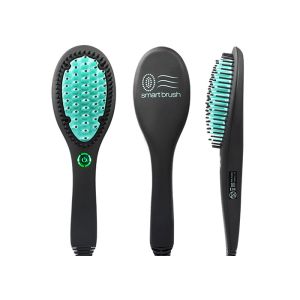 China Dual voltage Nylon Ionic Hair Straightener Comb Ceramic Coating on sale