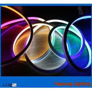 hot selling long life 110v green led neon square lights ip67 pvc for rooms