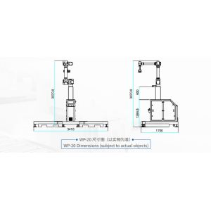 Robotic Palletizing WP-20 Chinese Industrial Robot With 30KG Solution Provider