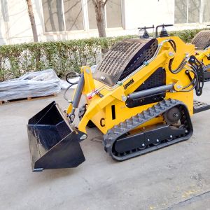 FREE SHIPPING China Track Wheel CE/EPA Mini Skid Steer Loader With Bucket