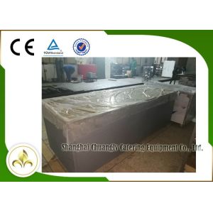 Rectangle Teppanyaki Grill Table , 2.2 Meter Induction Soup Stovetop Barbecue