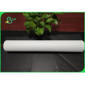 100% Virgin Pulp 80gsm CAD Plotter Paper Roll For Engineering Drawing Smooth