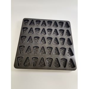 40 Links Non Stick Silicone Triangle Shaped Cake Baking Trays Mold