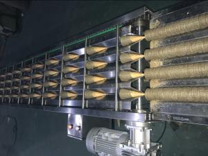 Automated Ice Cream Cone Making Machine With Schneider PLC Controller
