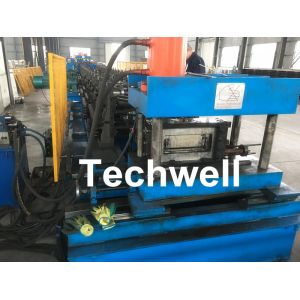 Automatic PLC Control Cable Tray Roll Forming Machine With Servo Guiding Device