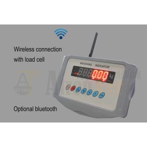 Wireless Weighing Indicator With Plastic Housing , LED Display Platform Scale