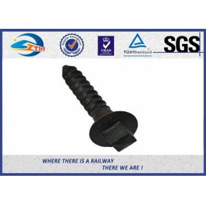 Railway Sleeper Fixing Black Oxide Screws UIC864-1 NF F500-50 Standard