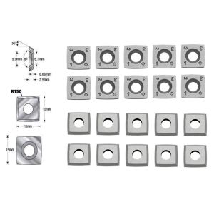 Tungsten Carbide Indexable Inserts / Woodworking Set with Inserts