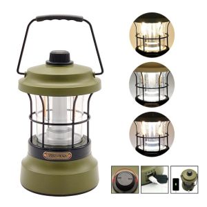 LED Camping Lights Rechargeable Retro Luxury Camping Lantern ABS+PC+Metal φ10
