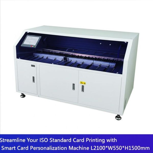 Quality High-Speed Smart Card Personalization Machine YRFC-DP-3000 with Compact Dimensions L1300mm*W550mm*H1500mm and AC 220V Power Supply wholesale