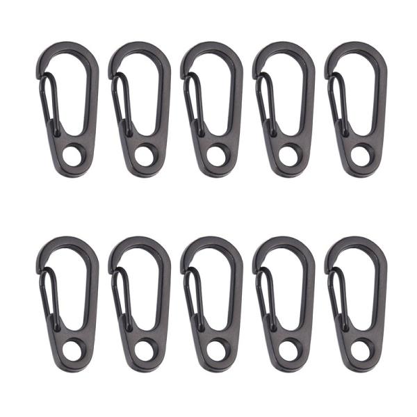 Mini Aluminum EDC Carabiner Clip Keychain Key Ring Snap Hook