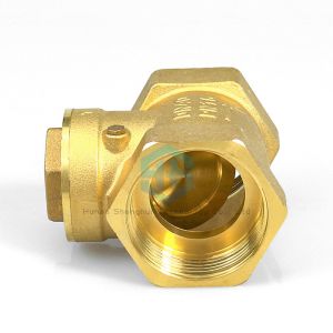 Brass Horizontal Check Valve Female Threaded For Water Flow Control
