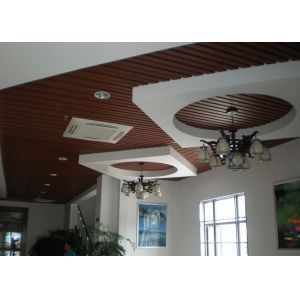Recyclable UPVC Wall Panels , Wood Plastic Composite Ceiling Tile