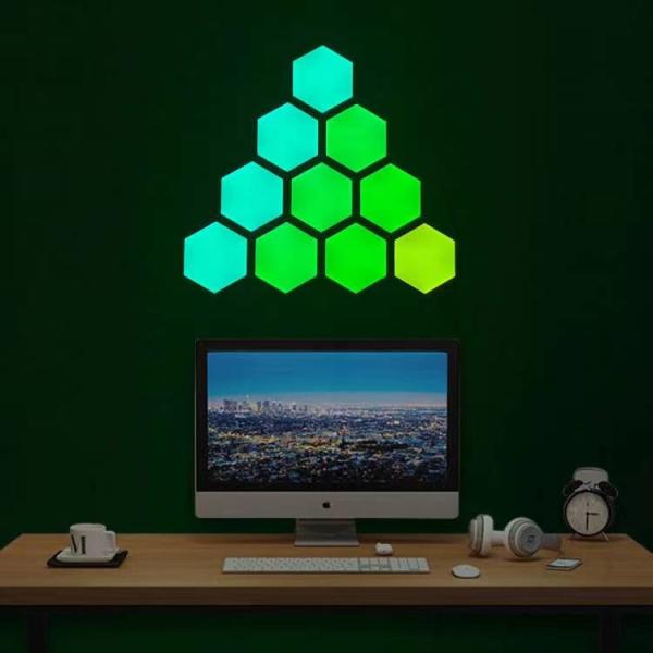 RGBIC 16.7 Million Smart Hexagon Light Adjustable Brightness 24V Voltage 25000