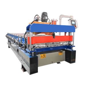 Roofing Sheet Roll Forming Machine for 0.2-0.8mm PPGI and GI Material Thickness